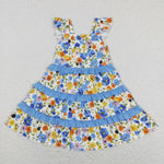 Floral ruffle dress