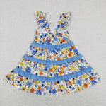 Floral ruffle dress