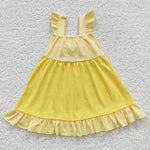 Yellow princess bow Dress