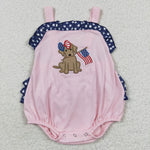 4th Dog Girl romper