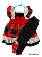 Buffalo plaid Ruffle- RTS